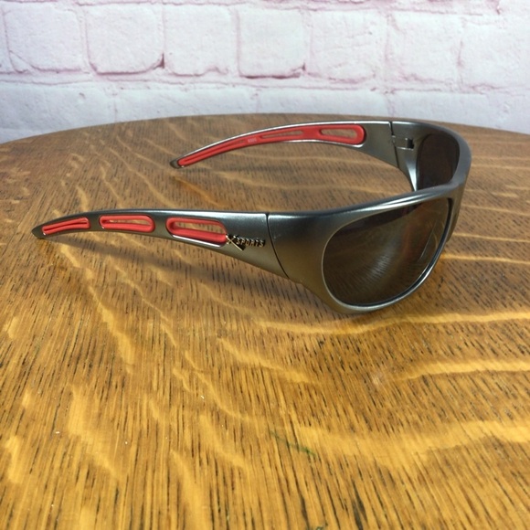 Red and Gray Frame Sunglasses - Picture 2 of 4